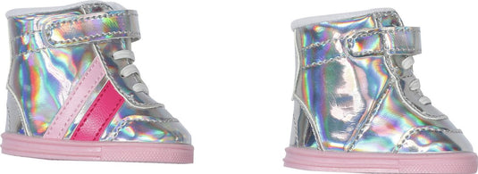 Baby born sneakers zilver - 43cm