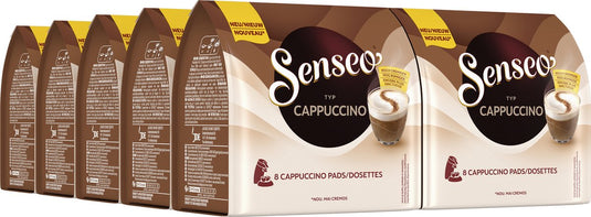 Senseo cappuccino koffiepads - intensiteit 2 9 - 10 x 8 pads