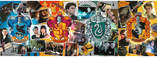 Trefl harry potter puzzel - 1000 stukjes - four houses of hogwarts.