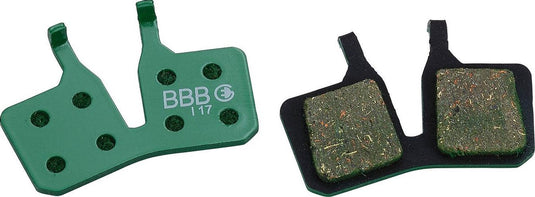 Bbb cycling remblokjes fiets - discstop e-bike magura - remblokken voor elektrische fietsen - compatibel met magura schijfremmen - groen - bbs-371e
