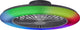 Brilliant salerno - plafondventilator - met verlichting - led 48w - 3000k-6500k - 58cm - dimbaar - zwart - zeer stil