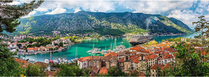 Trefl puzzel 500 stukjes - panorama kotor montenegro landschap.