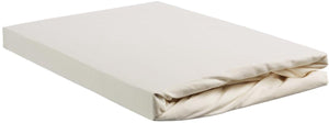 Ambiante - katoen - hoeslaken - 180x220 cm - gebroken wit