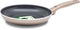 Greenpan cambridge koekenpan 20cm – pfas-vrije antikleeflaag – koekenpan inductie – keramische koekenpan - ovenbestendig tot 160°c - koudgrepen - brons