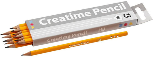 Creativ company http: www.cchobby.nl schoolpotloden-l-17-5-cm-hb-dikte-7-mm-vulling-2-mm-12-stuk-1-doos