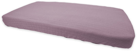 Lodger slumber - hoeslaken ledikant - paars - 60x120cm - biologisch katoen