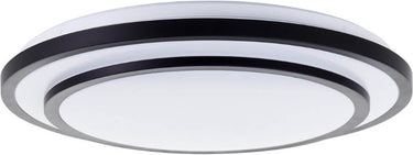 Brilliant luciano - plafondlamp - led 36w - zwart