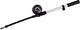 Bbb cycling airshock voorvorkpomp - mini fietspomp met drukmeter schokdempers en voorvorken - 28 bar - zwart zilver - bmp-29