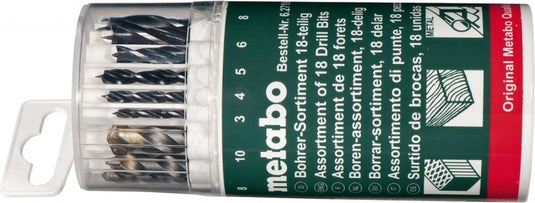 Metabo toebehoren - 18-delige borenset 627190000