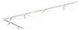 Calex railverlichting - 3 meter - gu10 fitting - 6 spots - opbouwspot - wit - 1 fase