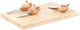 Kikkerland cheese board and 3 mouse knives