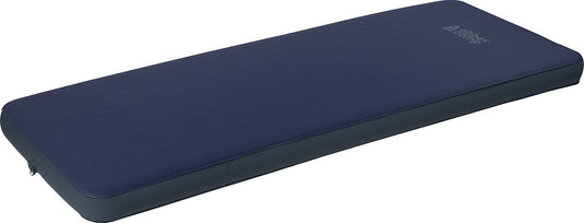Abbey camp zelf opblazende luxe slaapmatras - 1 p - 198 x 77 x 10 cm - marine