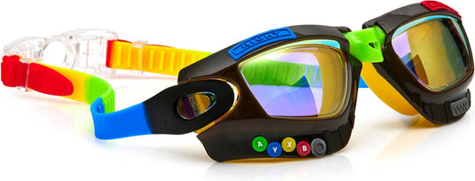 Bling2o zwembril kinderen - gamer - duikbril - anti-fog - uv-protect - multicolor