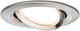 Paulmann led-inbouwlamp nova plus coin enkele lamp zwenkbaar rond 84 mm 50° coin 6w 470lm 230v dimbaar 2700k staal geborsteld