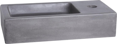 Differnz ravo fontein - wasbak beton - donkergrijs - 38.5 x 18.5 x 9 cm