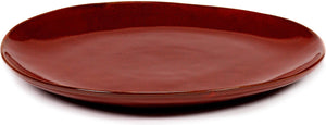 Serax - marie michielssen la mère - bord l - venetiaans rood - 25 ø - 2 stuks