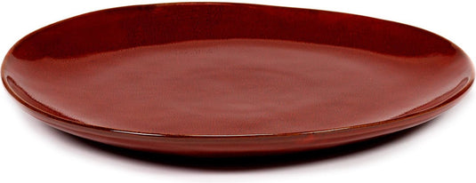 Serax - marie michielssen la mère - bord l - venetiaans rood - 25 ø - 2 stuks
