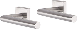 Impresso deurkruk - harrow - voor binnen - vierkant - rvs - 2 stuks