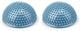 Umbro evenwichtsbal set van 2 - balanskussens voor evenwicht en stabiliteit - balance pods geschikt voor revalidatie en coördinatie training - max. 150 kg - ø16 x 8 cm - blauw
