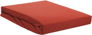 Beddinghouse - jersey - 95% katoen - 5% lycra - hoeslaken - 80x220 cm - koraalrood