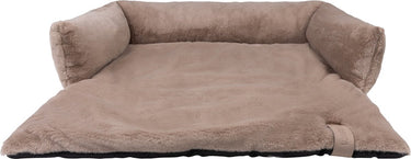 District 70 nuzzle - zachte mand voor op de bank - medium: 75 x 75 cm - taupe