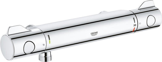 Grohe grohtherm 800 thermostatische douchekraan - 15 cm - zonder koppelingen - chroom