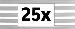 Toolcraft tc-11200x25t lijmstick ø 11 mm x (l) 200 mm transparant 500 g 25 stuk(s)
