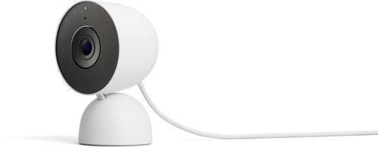 Google nest cam indoor - beveiligingscamera - wired - 3nd gen - snow