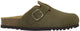 Scholl fae new suede khaki instappers dames