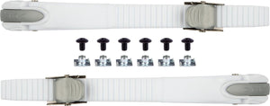 Nijdam snelsluitingset - aa- 2 stuks - wit