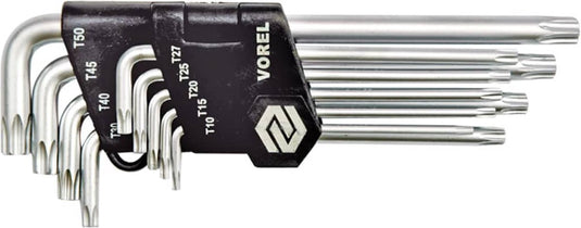 Vorel -torx-veiligheidsmoersleutels-9-st