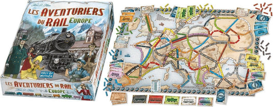 Days of wonder ticket to ride europe – franstalig bordspel – voor 2-5 spelers vanaf 8 jaar – 30 tot 60 minuten speelduur