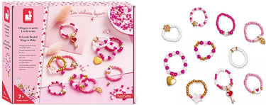Janod - les ateliers bijoux - 10 parelringen maken set