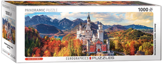 Eurographics neuschwanstein kasteel panorama puzzel 1000 stukjes