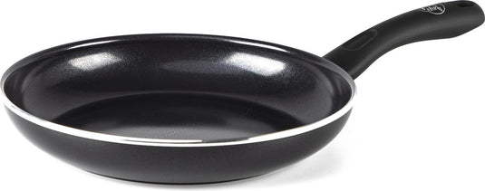 Greenchef diamond koekenpan 28cm - pfas-vrije antikleeflaag - koekenpan inductie - keramische koekenpan - ovenbestendig tot 160°c - koelgreep - zwart