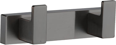 Plieger altea badkamer haakjes – dubbele haak – geborsteld gunmetal