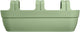 Elho vibia campana easy hanger xxl 70 - plantenbak voor balkon - balkonbak - 100% gerecycled plastic - l69 x b26.8 x h23.7 cm - pistachegroen
