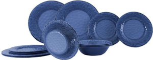 Gimex stone line servies - azure - 12-delig
