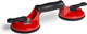 Rubi - dubbele zuignap - 80kg - aluminium - ergonomisch