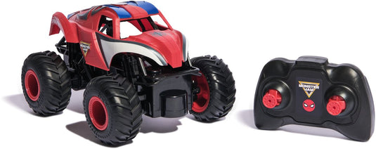 Monster jam , marvel the amazing spider-man-monstertruck, op afstand bestuurbaar, schaal van 1:24
