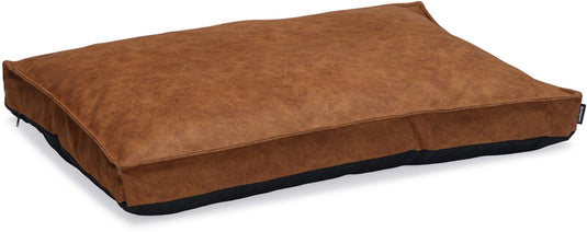 Beeztees lua - orthopedisch hondenkussen - cognac - 100x70x9 cm