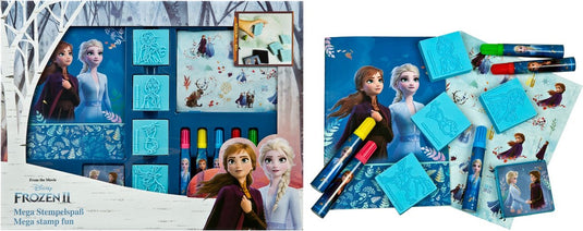 Undercover frozen mega stempel- en kleurset knutselpakket voor kinderen.