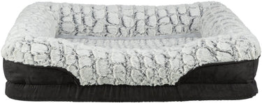 Trixie - vital hondenmand lino - hoekig - zwart grijs - 110x75 cm