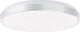 Brilliant livius - plafondlamp - led 36w - afstandsbediening - nikkel
