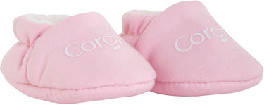 Corolle poppen pantoffels roze - babypop accessoires 30cm.