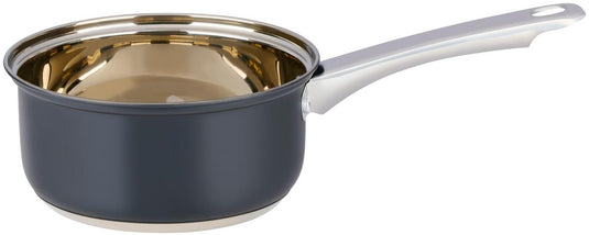 Alpina steelpan met deksel 1,8 liter – sauspan – inductie – rvs – glazen deksel – geschikt voor alle warmtebronnen