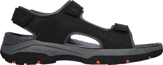 Skechers tresmen - garo heren sandalen - zwart