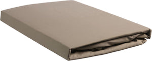 Beddinghouse - percale-katoen - split-topper - hoeslaken - 140x200 cm - taupe