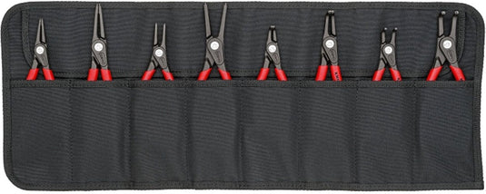 Knipex 00 19 58 v02 precisie-borgveertang set geschikt voor borgringen binnen- en buitenringen 12-25 mm, 19-60 mm 10-25