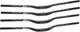 Xlc all mtn riser hb-m19 fietsstuur mtb - mat zwart - 780mm - 31,8mm - 15mm rise - aluminium
